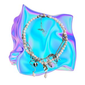 Dangling Ice Charms Necklace