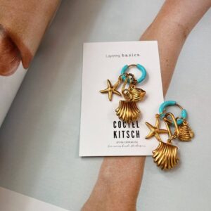 Sea Dream Pastel Hoops