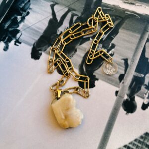 Carved Mayan Pendant PaperClip